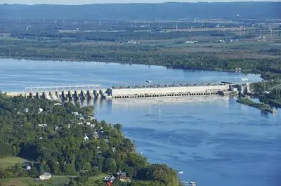 Vue aérienne   © Hydro-Québec