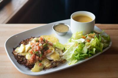 Rösti végétarien sauce hollandaise   © Enzo