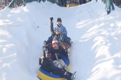 Glissade sur tube