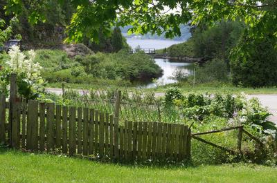 Jardin avec vue sur fjord   © P.Methot