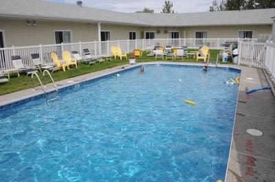 Piscine extérieure chauffée