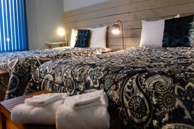 Chambre 2 lits queen   © Aux portes du Soleil