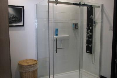 Douche vitrée
