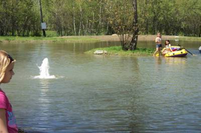 Lac avec plage