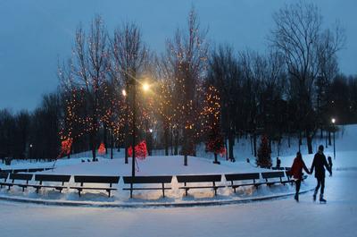 Patinage en soirée