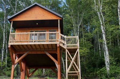 Chalet sur pilotis