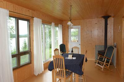 Intérieur de chalet   © Pourvoiries Essipit